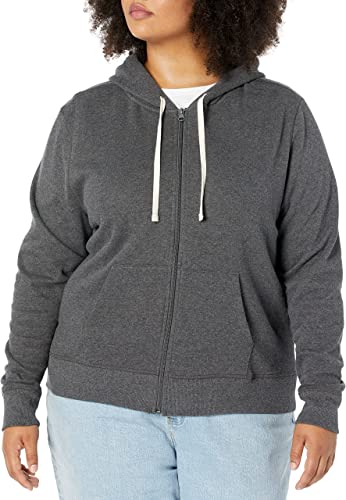 Photo 1 of Amazon Essentials Women's French Terry Fleece Full-Zip Hoodie SIZE XXL