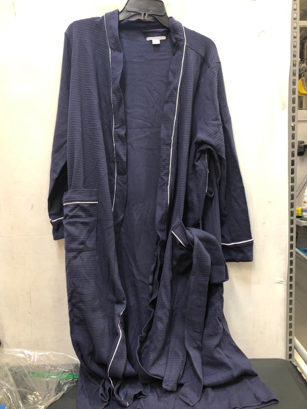 Photo 2 of Amazon Essentials Women's Lightweight Waffle Full-Length Robe Navy
SIZE LARGE