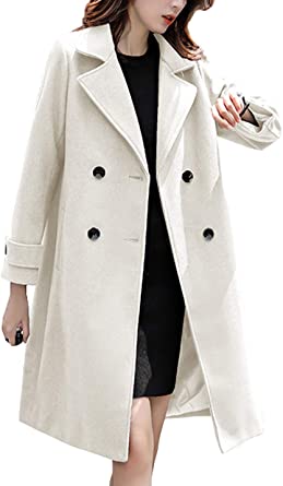 Photo 1 of chouyatou Women's Essential Elegant Wear Double Breasted Mid Long Wool Pea Coat
SIZE XXL
