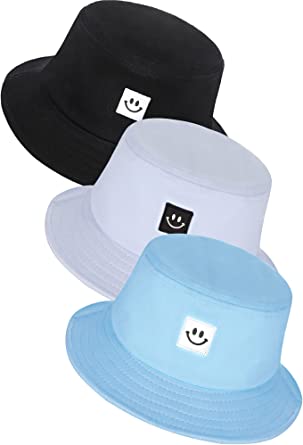 Photo 1 of 3 Pieces Kids Smile Face Bucket Hats, Summer Travel Bucket Sun Beach Hats Outdoor Visor Cap for Boys Girls
VACUUM SEALED