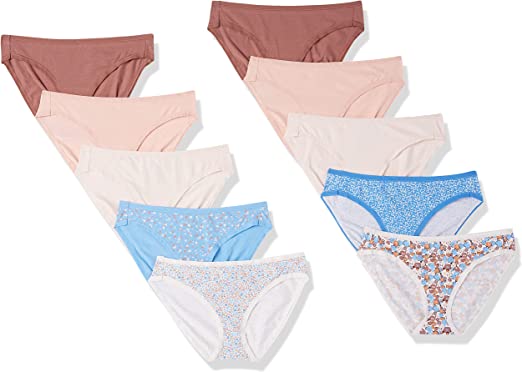 Photo 1 of Amazon Essentials Women's Cotton Bikini Brief Underwear, Multipacks
SIZE XS