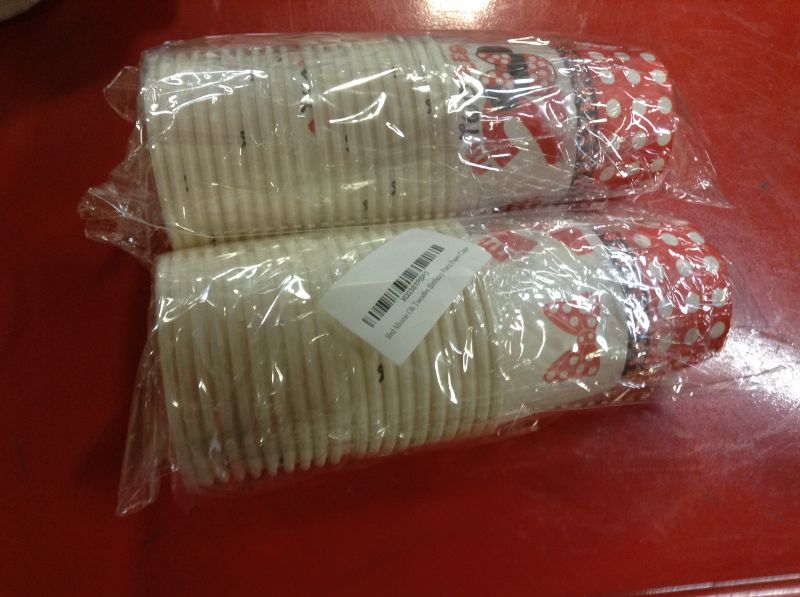 Photo 1 of 40pcs Mini size  9.oz Red Minnie Birthday Party Cups ---(i'm two dles)
