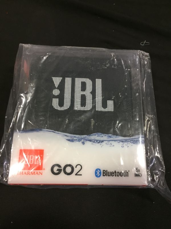 Photo 1 of JBL - Go 2 Portable Bluetooth Speaker - Black