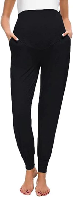 Photo 1 of zenicham Women's Maternity Pants Super Soft Jogger Sweatpants with Pockets sz XL
