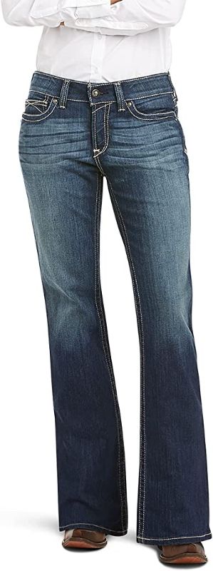 Photo 1 of ARIAT Women's R.e.a.l. Mid Rise Bootcut Jean SIZE 25 LONG 