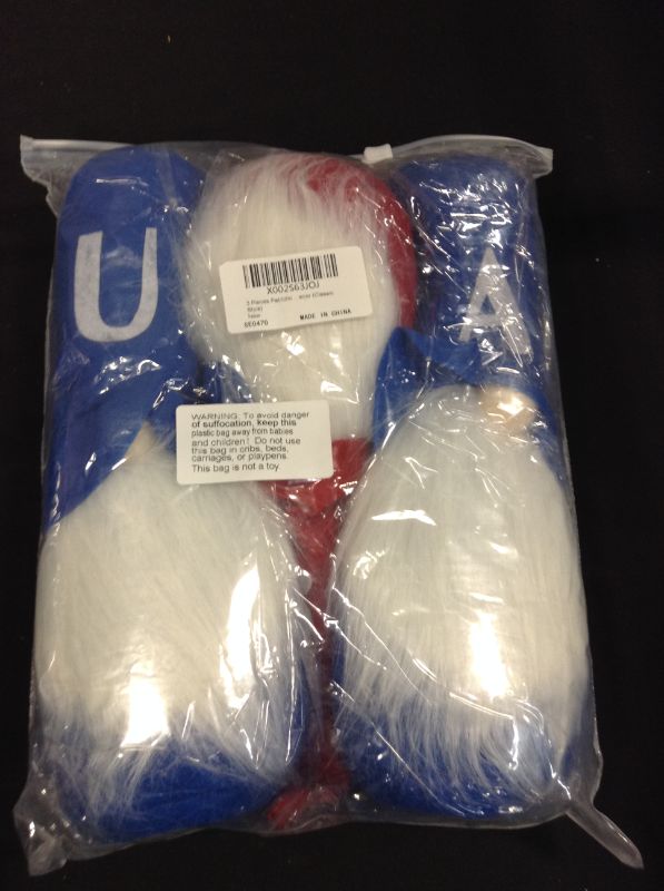 Photo 1 of 3 Pieces Patriotic Gnome Independence Day Gnome USA Swedish Tomte Nisse Plush Gnome 4th of July Gnome for Independence Day Veterans Day Memorial Party Table Decor (Classic Style)
