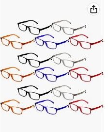 Photo 1 of 15 PCS Reading Glasses Lightweight Flexible Men Women Spring Hinge Glasses for Reading Computer Readers --FACTORY SEALED--
