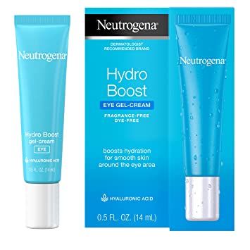 Photo 1 of 1 PC Neutrogena Hydro Boost Hydrating Water Gel Eye Cream with Hyaluronic Acid, Daily Moisturizing Under-Eye Gel Cream, Oil-, Dye- & Fragrance Free, Non-Comedogenic, 0.5 fl. oz, EXP: UNKNOWN
