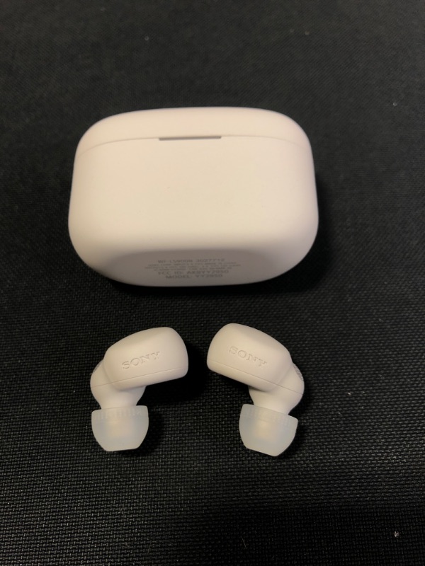 Photo 3 of Sony LinkBuds S Truly Wireless Noise Canceling Earbud Headphones with Alexa Built-in, White
