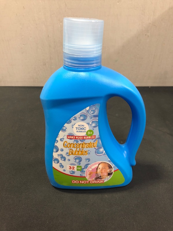 Photo 2 of 32 oz Bubble Refill Solution (up to 2.5 gallons), Nontoxic Bubble Concentrate for Kids, Bubble Machine, Bubble Wand, Bubble Gun, Bubble Blower, Party Favors.
