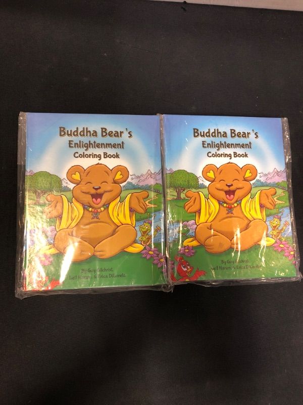 Photo 2 of Buddha Bear's Enlightenment Coloring Book | Childrens Books | A 21 Day Adventure | Towards Emotional & Spiritual Growth Hardcover – 2 books 
