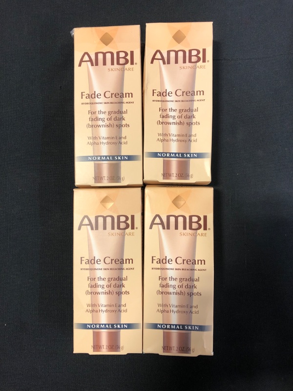 Photo 2 of Ambi Skincare Fade Cream for Normal Skin, Dark Spot Remover for Face & Body, Treats Skin Blemishes & Discoloration, Improves Hyperpigmentation, Corrector, 2 Oz- 4 piece - Exp 02/2024