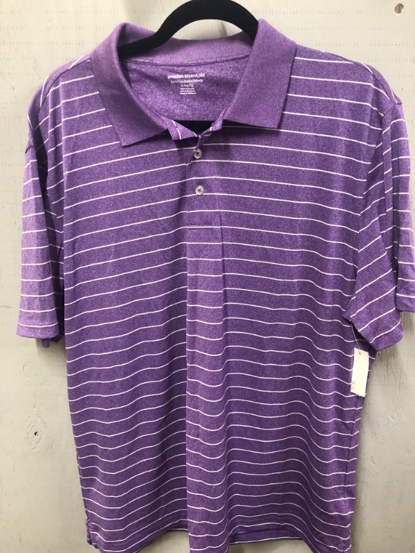 Photo 1 of Amazon Essentials Men's Slim-Fit Quick-Dry Golf Polo Shirt XL