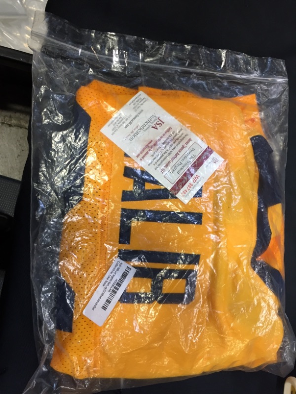 Photo 1 of Aqib Talib Los Angeles Rams Signed Autograph Yellow Jersey JSA Witnessed Certified