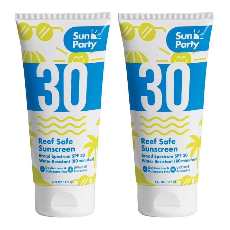 Photo 1 of 
Sun Party Reef Safe Sunscreen SPF 30 6 oz Tube - 2 PACK