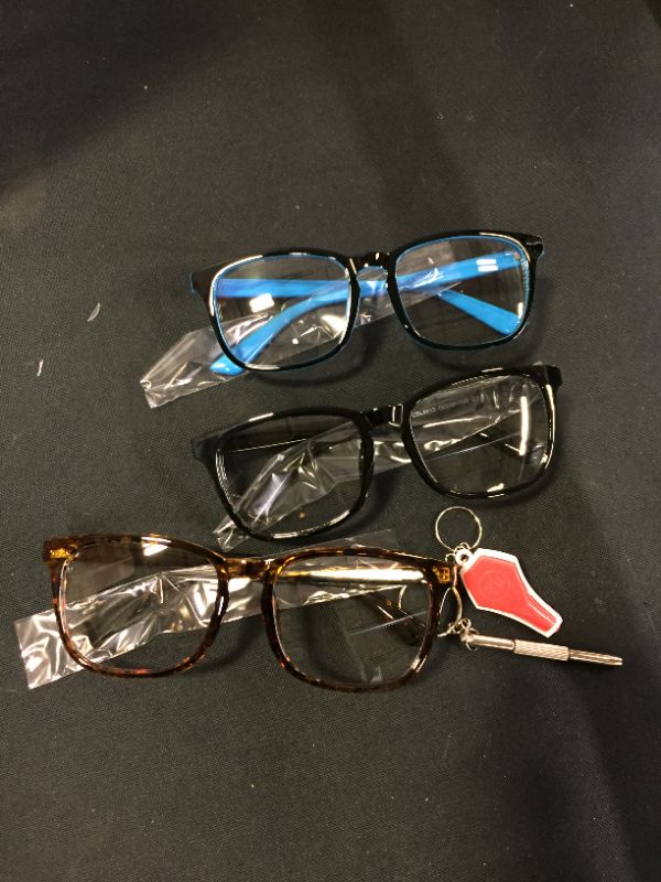 Photo 1 of BLUE LIGHT BLOCKING GLASSES 3 PIECES