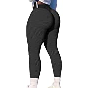 Photo 1 of GZXISI Women's Ruched Butt Lifting High Waist Yoga Pants Tummy Control Workout Leggings Textured Booty Scrunch Tights
X-LARGE