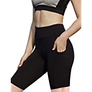 Photo 1 of AJISAI Women's 8.5 inches Pro Compression Yoga Running Workout Biker Shorts with Side Pockets
MEDIUM