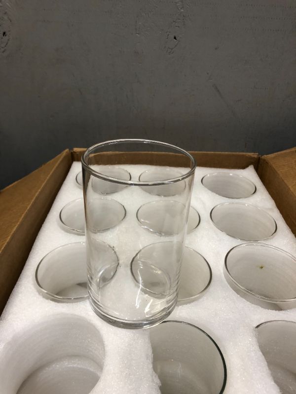 Photo 2 of 12 Pack Clear Glass Cylinder Vases