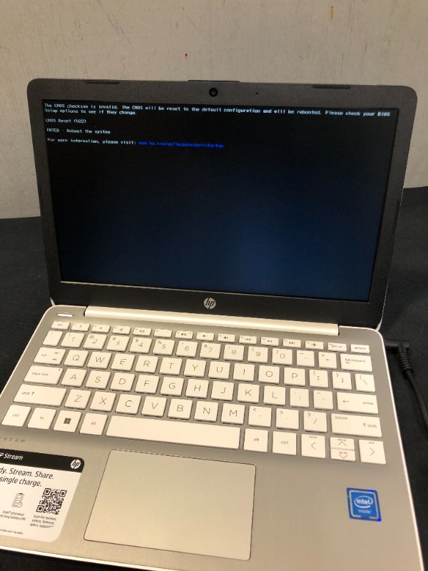 Photo 2 of HP Stream 11 Laptop, Intel Celeron N4020, 4 GB RAM, 64 GB Storage, 11.6” HD Anti-Glare Display, Windows 11, Long Battery Life, Thin & Portable, Includes Microsoft 365 (11-ak0040nr, 2021 Diamond White)
