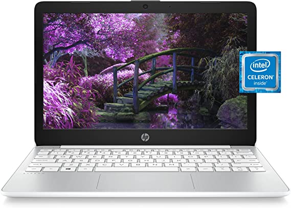Photo 1 of HP Stream 11 Laptop, Intel Celeron N4020, 4 GB RAM, 64 GB Storage, 11.6” HD Anti-Glare Display, Windows 11, Long Battery Life, Thin & Portable, Includes Microsoft 365 (11-ak0040nr, 2021 Diamond White)
