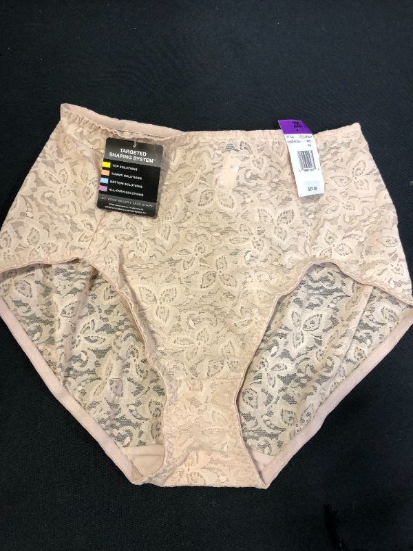 Photo 2 of Bali Women's Shapewear Lace 'N Smooth Brief 2XL