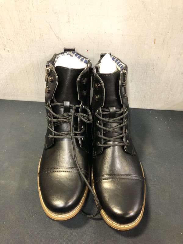 Photo 2 of Bruno Marc Men's Military Motorcycle Combat Military Boots SIZE 9