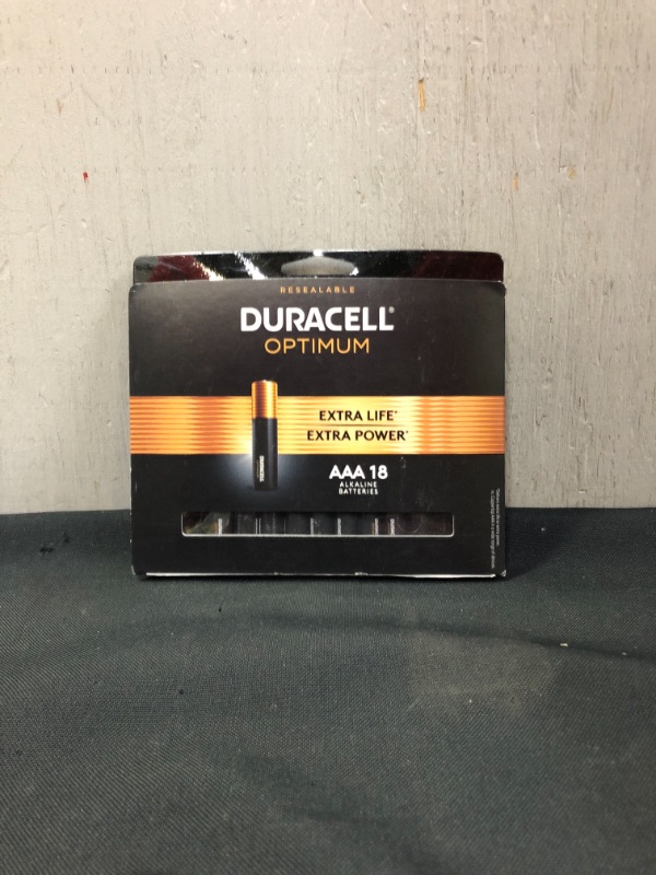 Photo 2 of Duracell Optimum Batteries, Alkaline, AAA, 1.5 V, 18 Pack - 18 batteries