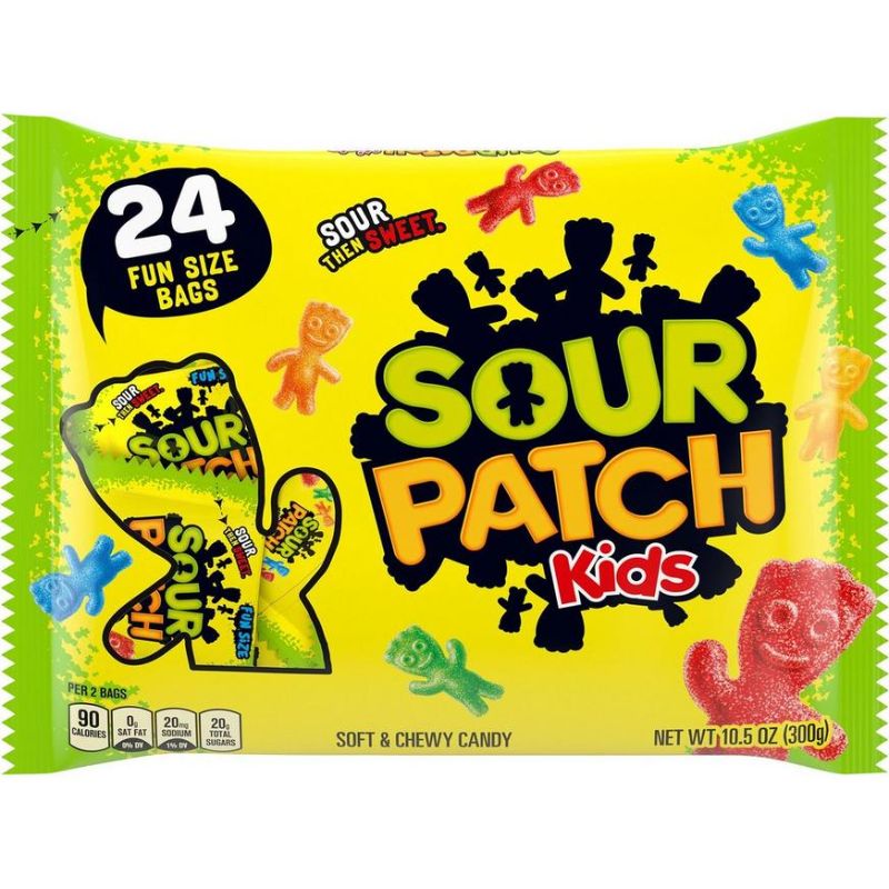 Photo 1 of  6 PACK - Sour Patch Kids Fun Size Bags, 10.5oz, 24ct BB 7/05/22
