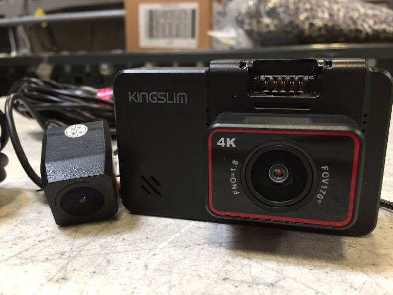 Photo 2 of Kingslim D4 4K Dual Dash Cam with Built-in WiFi GPS