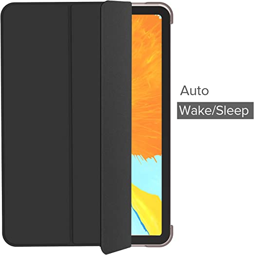 Photo 1 of FLY CASE for New iPad Pro 11 Inch Case 2021 3th Generation? Slim Lightweight Trifold Stand Smart Shell  Auto Sleep/Wake (Black)