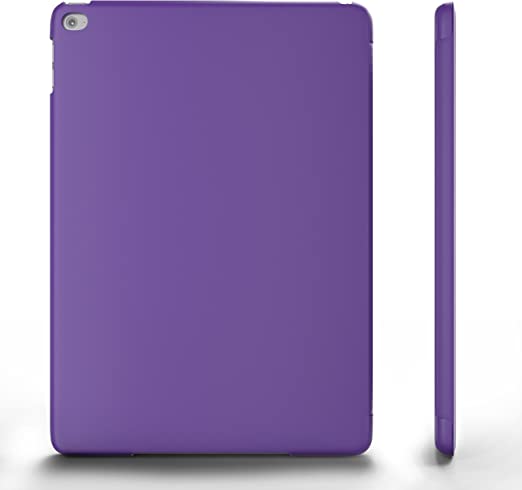 Photo 2 of Zeox Case for iPad Pro 12.9" Rubberized Professional Premium Quality with Smart Wake Up Sleep Cover Magnetic Folio Stand Case- Purple