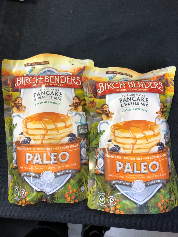 Photo 2 of 2 Paleo Pancake & Waffle Mix by Birch Benders, Low-Carb, High Protein, High Fiber, Gluten-free, Low Glycemic, Prebiotic, Keto-Friendly, 12 oz
