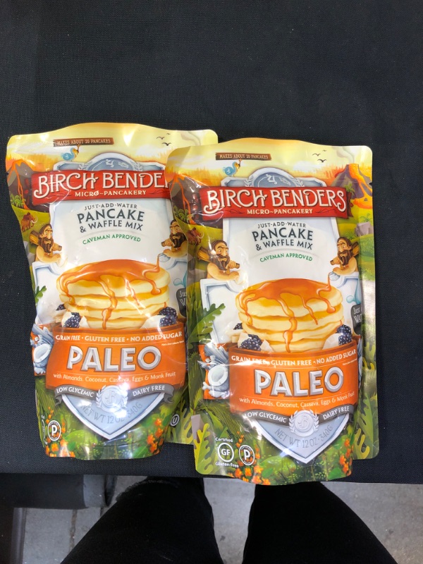 Photo 2 of 2 Paleo Pancake & Waffle Mix by Birch Benders, Low-Carb, High Protein, High Fiber, Gluten-free, Low Glycemic, Prebiotic, Keto-Friendly, 12 oz EXP 08/23
