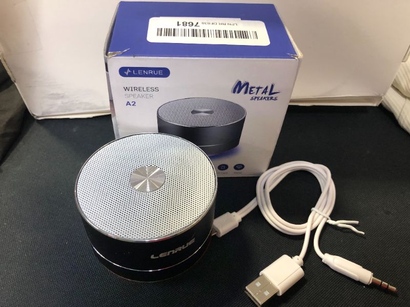 Photo 2 of LENRUE Portable Wireless Bluetooth Speaker with Built-in-Mic