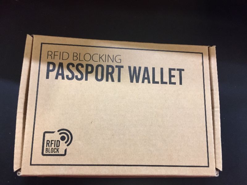 Photo 2 of RFID Bloking Passport Wallet--Black