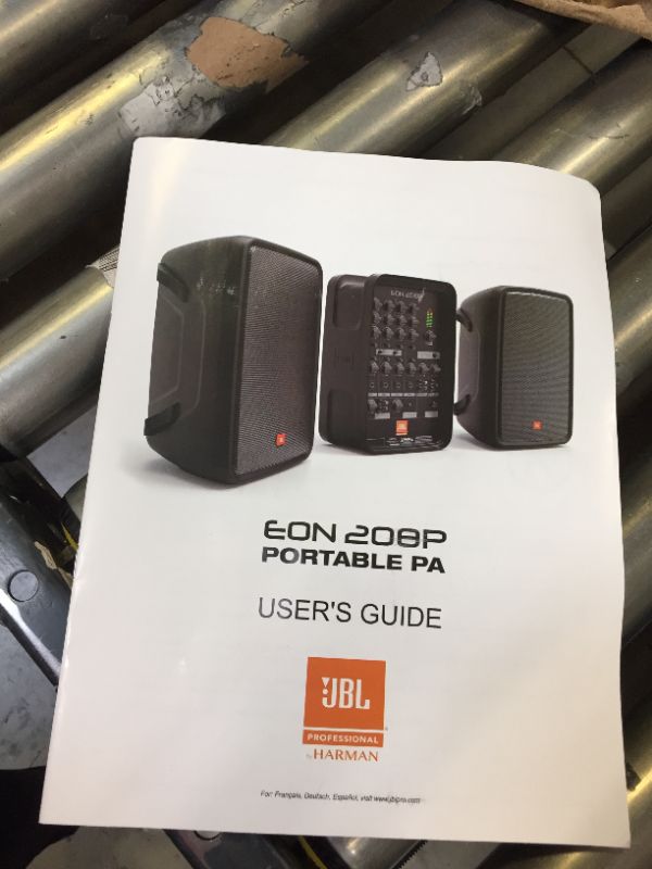 Photo 4 of JBL EON208P Packaged 2-Way PA with 8-Channel Mixer and Bluetooth