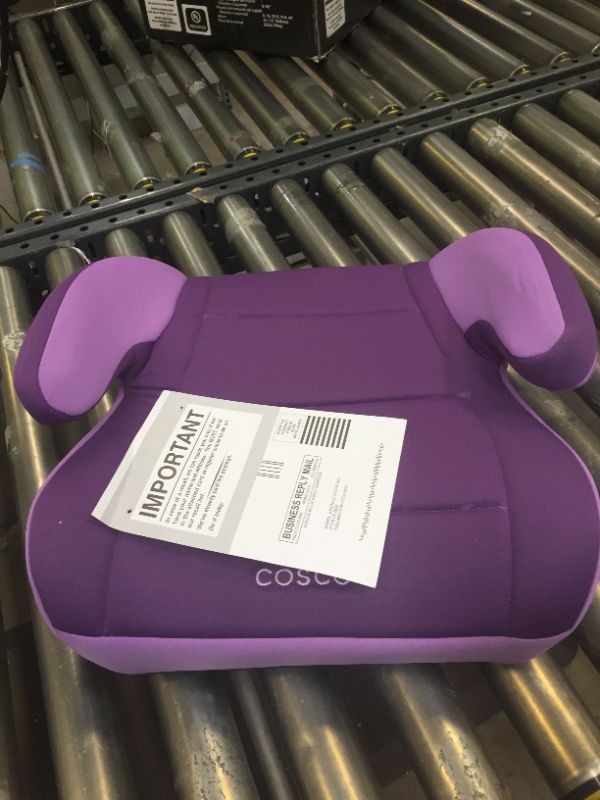 Photo 4 of Cosco Topside Child Safe Belt Positioned Backless Booster Car Seat, Purple Grape