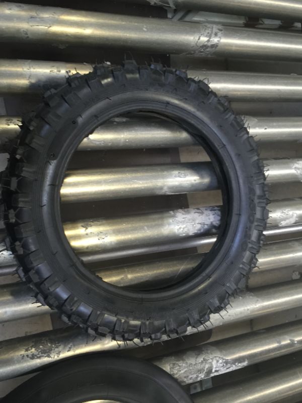 Photo 3 of 2.50-10 Dirt Bike Tire & Tube Set 