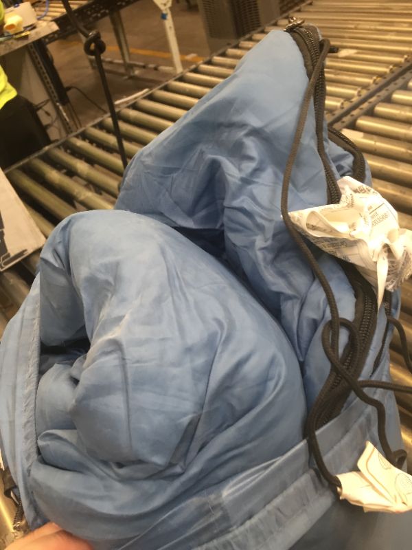 Photo 4 of Coleman Trinidad Adult Sleeping Bag, Blue/Gray
