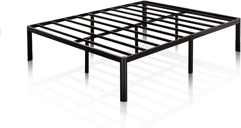 Photo 1 of ZINUS Van 16 Inch Metal Platform Bed Frame / Steel Slat Support / No Box Spring Needed / Easy Assembly, Queen
