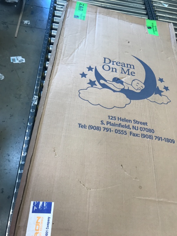 Photo 2 of Dream On Me Asheville 4” Firm Fiber Crib and Toddler Mattress