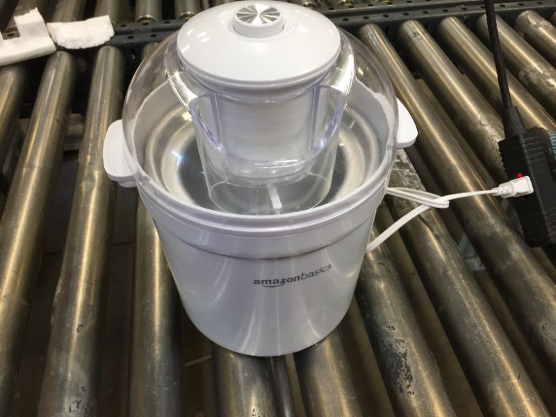 Photo 2 of Amazon Basics 1.5 Quart Automatic Homemade Ice Cream Maker
