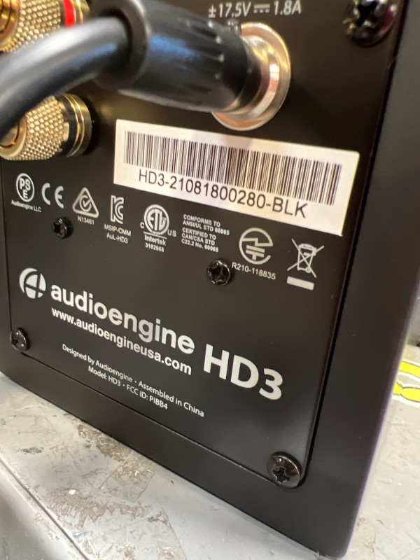 Photo 6 of Audioengine HD3 Bluetooth Speaker System (Satin Black, Pair)