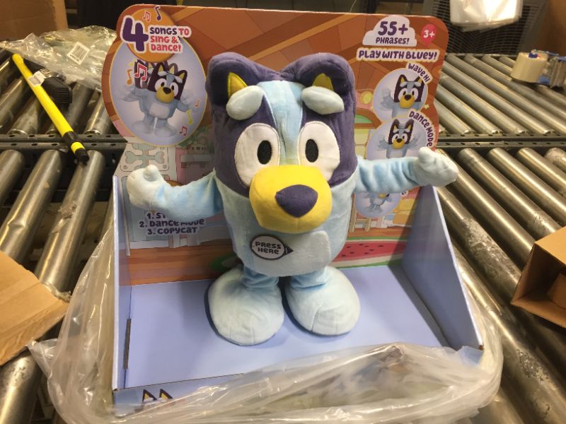 Photo 2 of Bluey Dance and Play 14" Animated Plush | Over 55 Phrases and Songs
