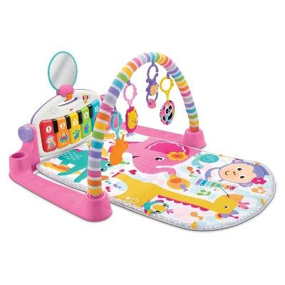 Photo 1 of Fisher-Price Deluxe Kick & Play Piano Gym Playmat - Pink

