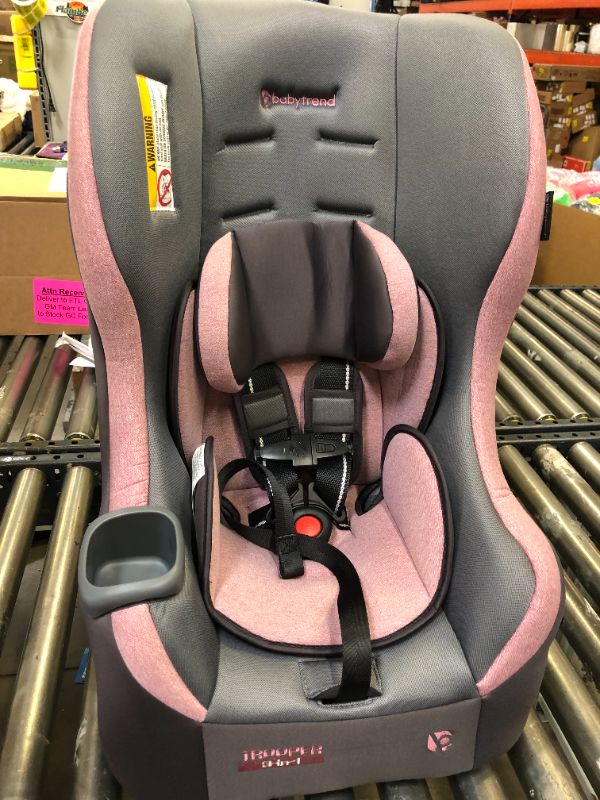 Photo 2 of Baby Trend Trooper 3-in-1 Convertible Car Seat, Cassis Pink
