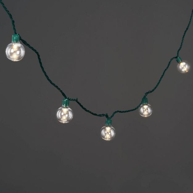 Photo 1 of 25ct LED G40 String Lights with Green Wire - Wondershop™