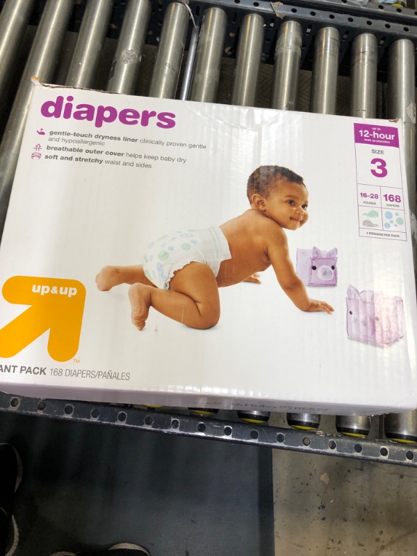 Photo 2 of Diapers Pack - up & up™ - (SIZE 3/ COUNT168)