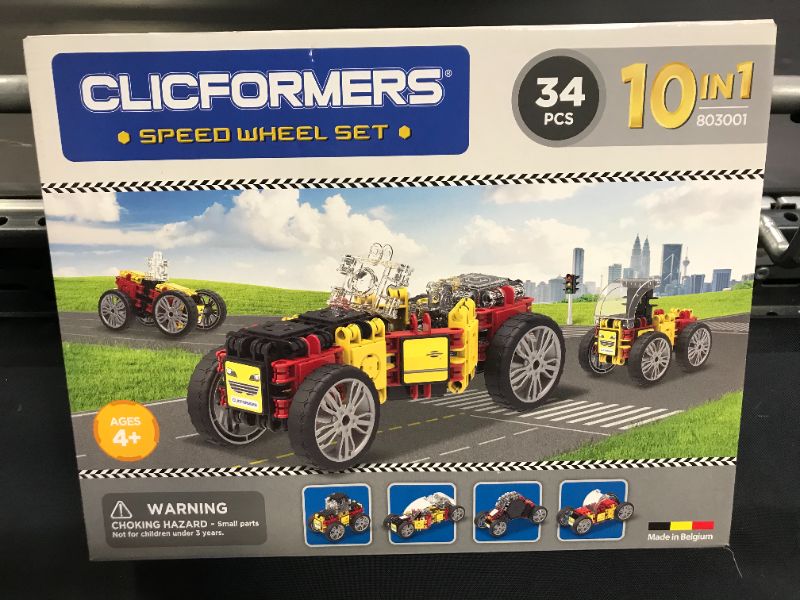 Photo 2 of Clicformers 34 Piece 10-in-1 Speedwheel Set - Factory sealed 